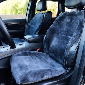 Genuine Sheepskin Car Seat Cover: Universal Fit, Short Wool