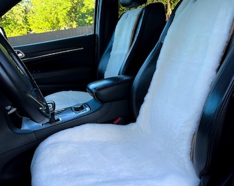 Genuine Sheepskin Car Seat Cover: Universal Fit Auto Protector