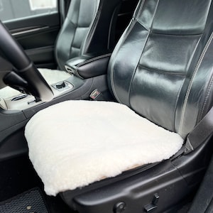Genuine Sheepskin Car Seat Cover: Natural Merino Wool, Universal Fit