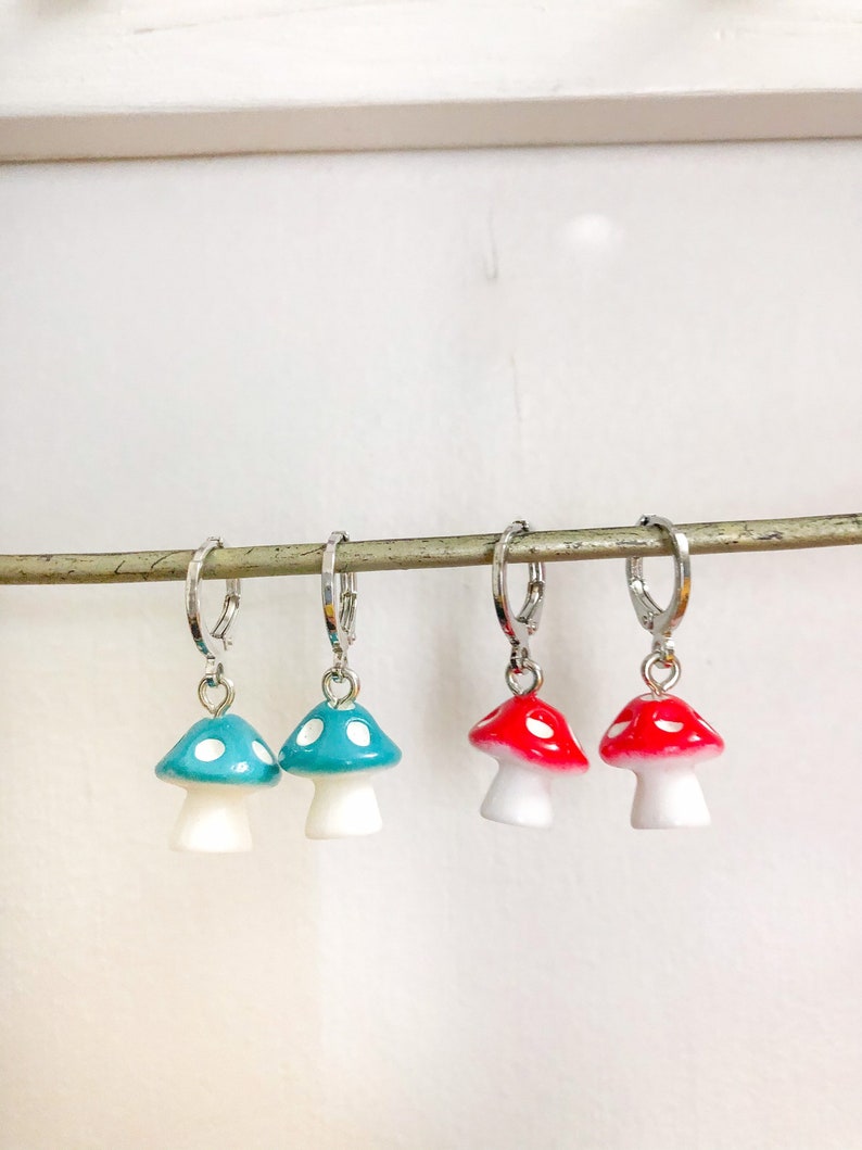 Mushroom Earrings
