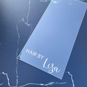 Personalized Acrylic Foil Board, Balayage Board, Custom Engraved Balayage Board, Hair Stylist Board