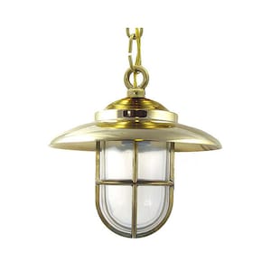 Nautical Pendant Light (Solid Brass, UL Listed, Indoor/Outdoor)
