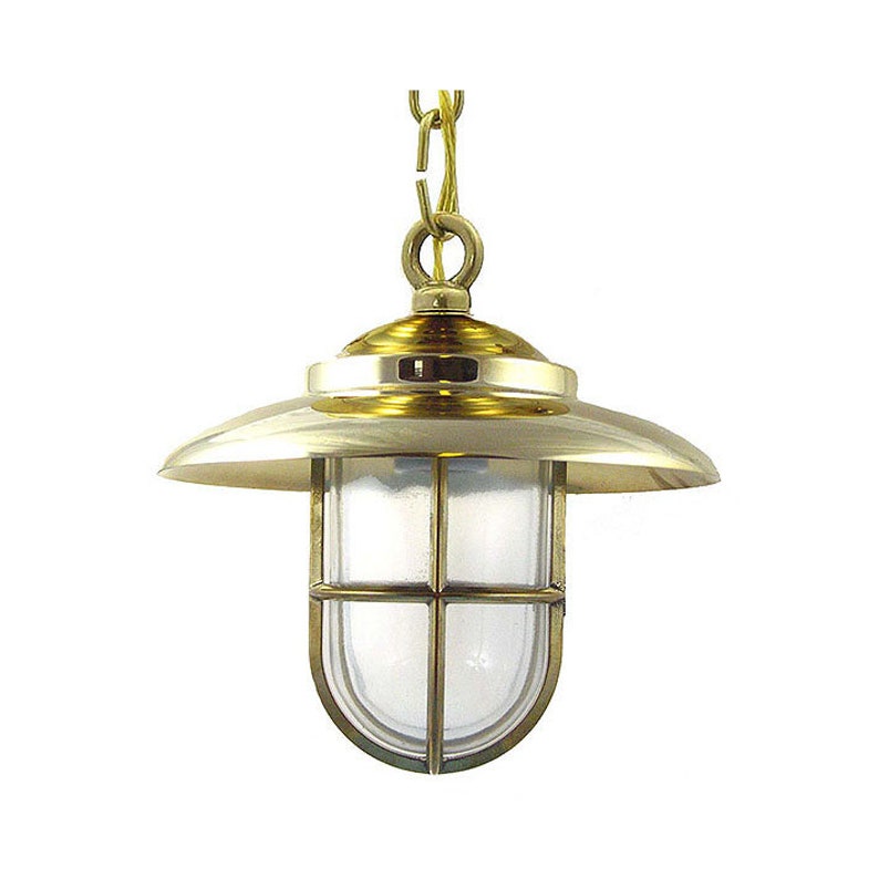 Nautical Pendant Light solid Brass UL Listed Etsy