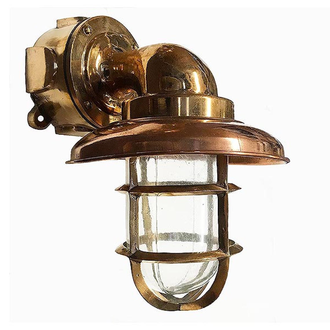 Marinegrade Bronze Starboard Sconce UL Listed US Jbox Etsy