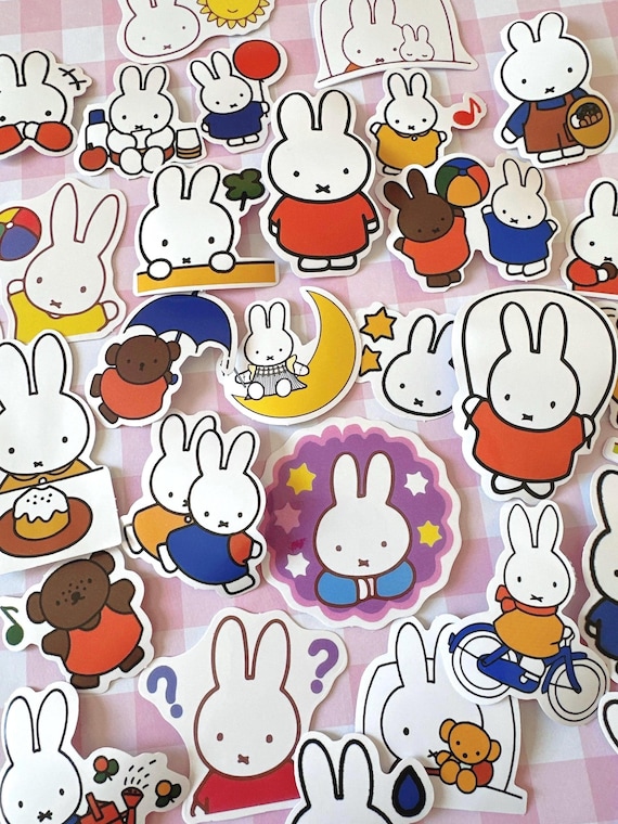 Bunny stickers junk journal stickers aesthetic journal mystery pack of 10