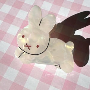 Kawaii króliczek spinka do włosów y2k kokietka akcesoria do włosów