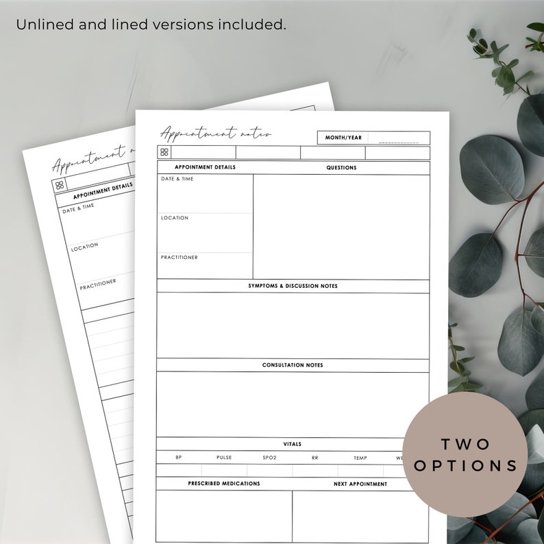 Medical Appointment Notes, Manage General Consultation Information ...
