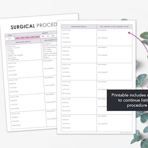 Surgical Chart