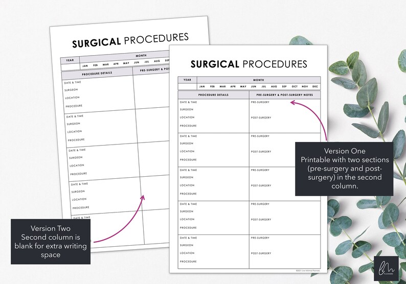 Surgical Chart