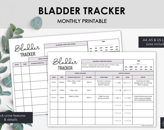 Fluids Intake and Output Record an Intake and Output Tracker, Health ...