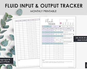 Input and Output Tracker - Etsy
