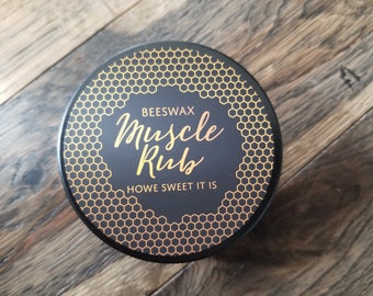 Beeswax Muscle Rub | Salve
