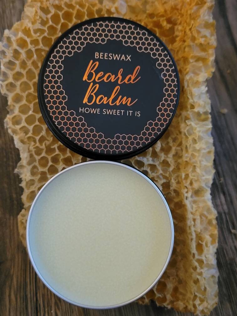Beeswax Beard Balm Beeswax Beard Conditioner Beard Balm Etsy