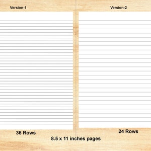 Printable Lined Paper Notebook Paper Pages