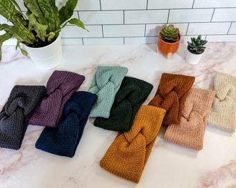 Strick Twist Stirnband/Ohrwärmer | 20% Wolle