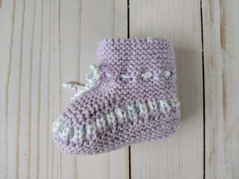 Infant Handmade Knit Baby Booties