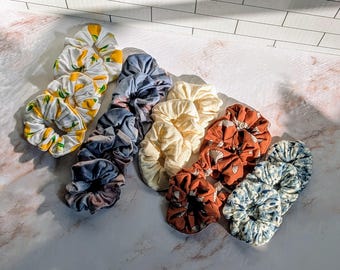 Scrunchie Haargummi | Jersey-Stoff | Handgemachte Geschenke