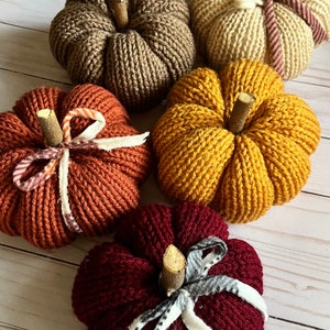 Knit Pumpkins | Fall Home Decor | Natural Stem