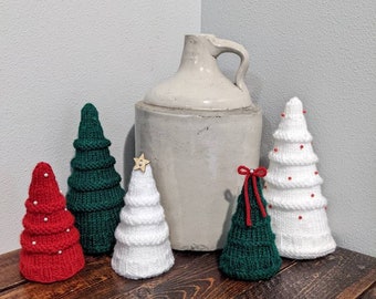 Knit Tree Home Decor, Stocking Stuffer, Winter Tree, Tree Décor
