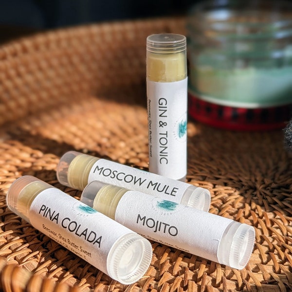 Mocktail Lip Balm | Cocktail Flavors | Natural Lip Balm