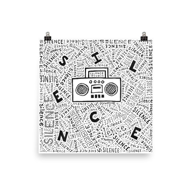 Radio Silence (2020) Matte Poster Print — Joe John Sanchez III