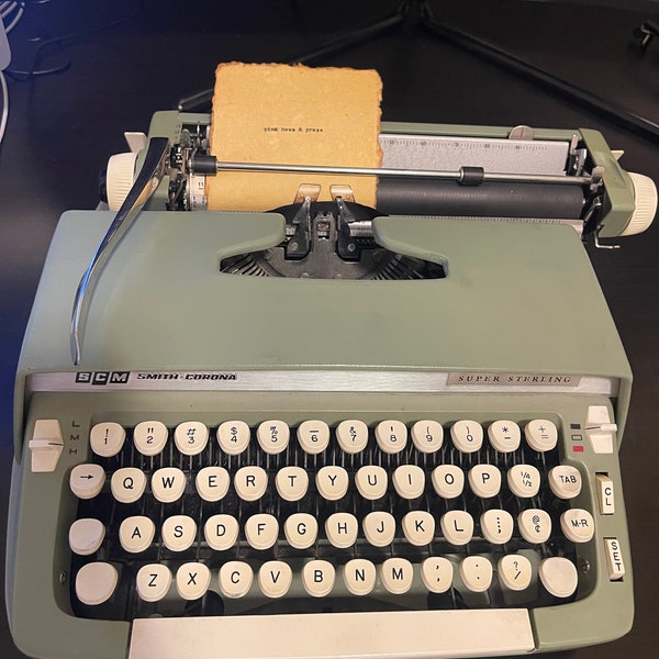 Poetry Commissions - order a poem about anything you choose, typewritten on a 1960s vintage typewriter!