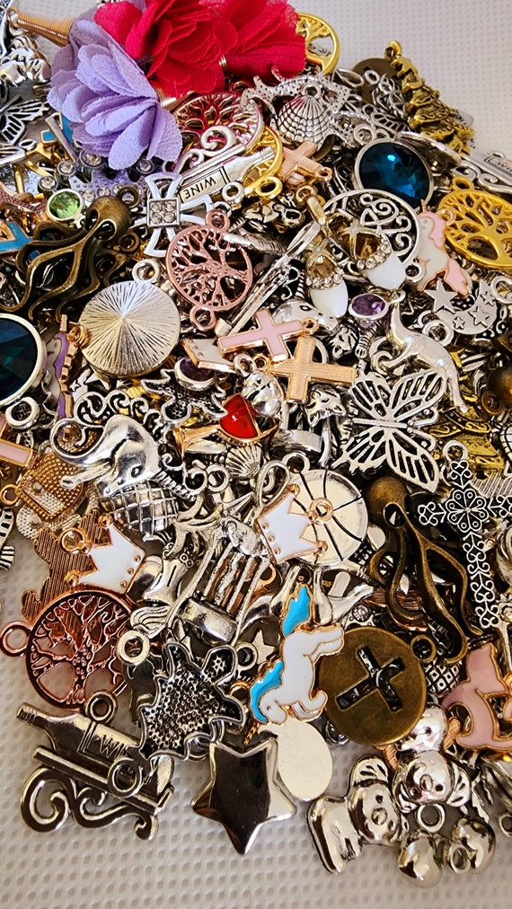 Clearance Charms Bulk Charms for Jewelry Making Charm Pack Wholesale Charms Bulk 10 Ounces Wholesale Charms Hundreds of Charms