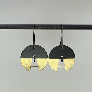 Unique Geometric Overlay Earrings