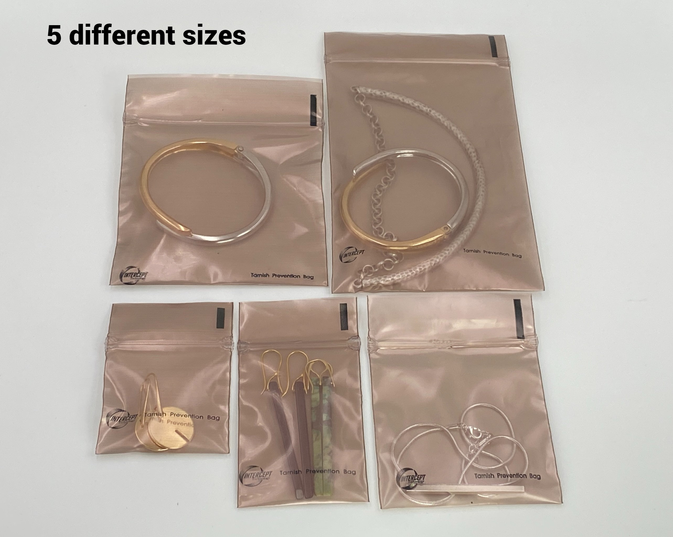 Wholesale Hot Sell 50x60mm 100p Plastic Poly Jewelry Bags Jewelry