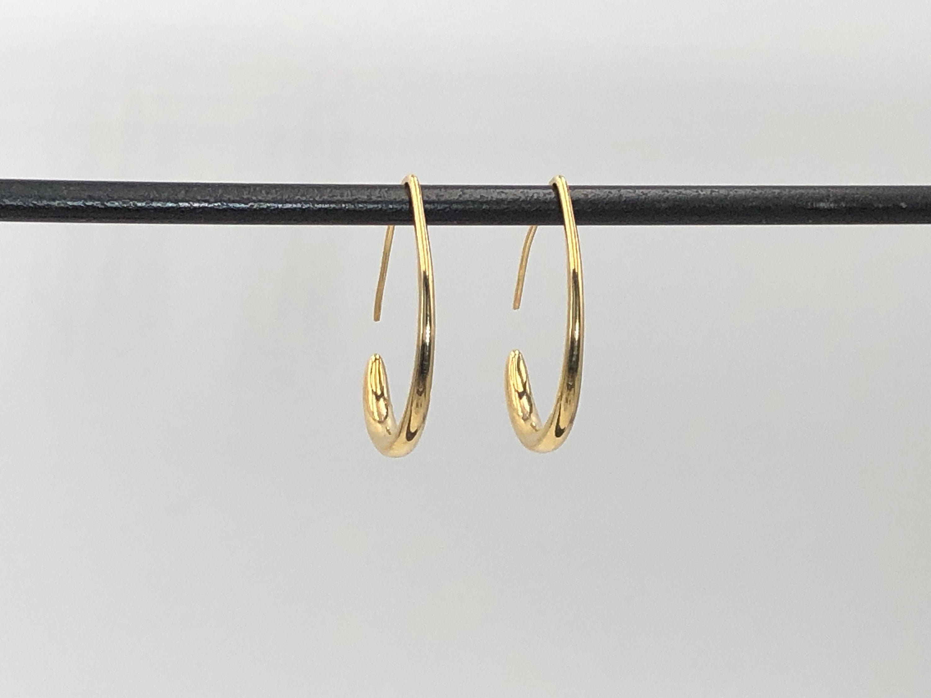 Oval Hoop Earrings