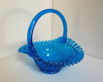 Vintage Duncan Miller Canterbury Blue Miller Canterbury Art Glass Blue
