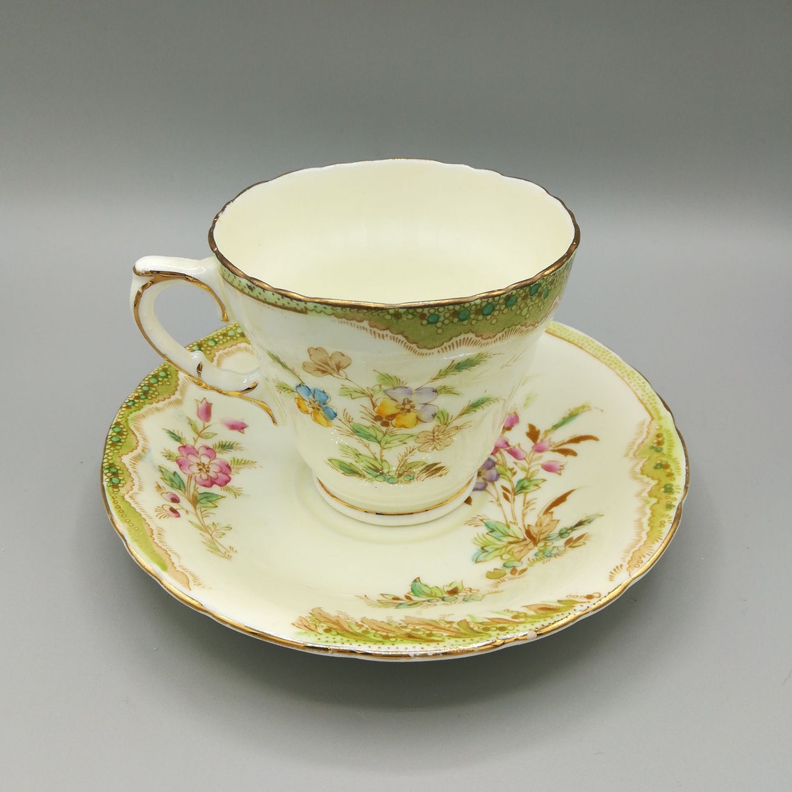 Sutherland Bone China England Early 1900's Tea Cup and Etsy