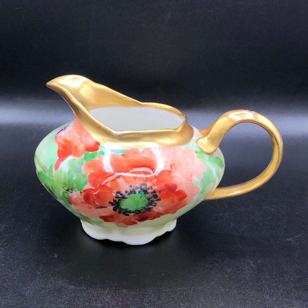 Richard Ginori China Made in Italy, Ginori Poppies Pattern Vintage