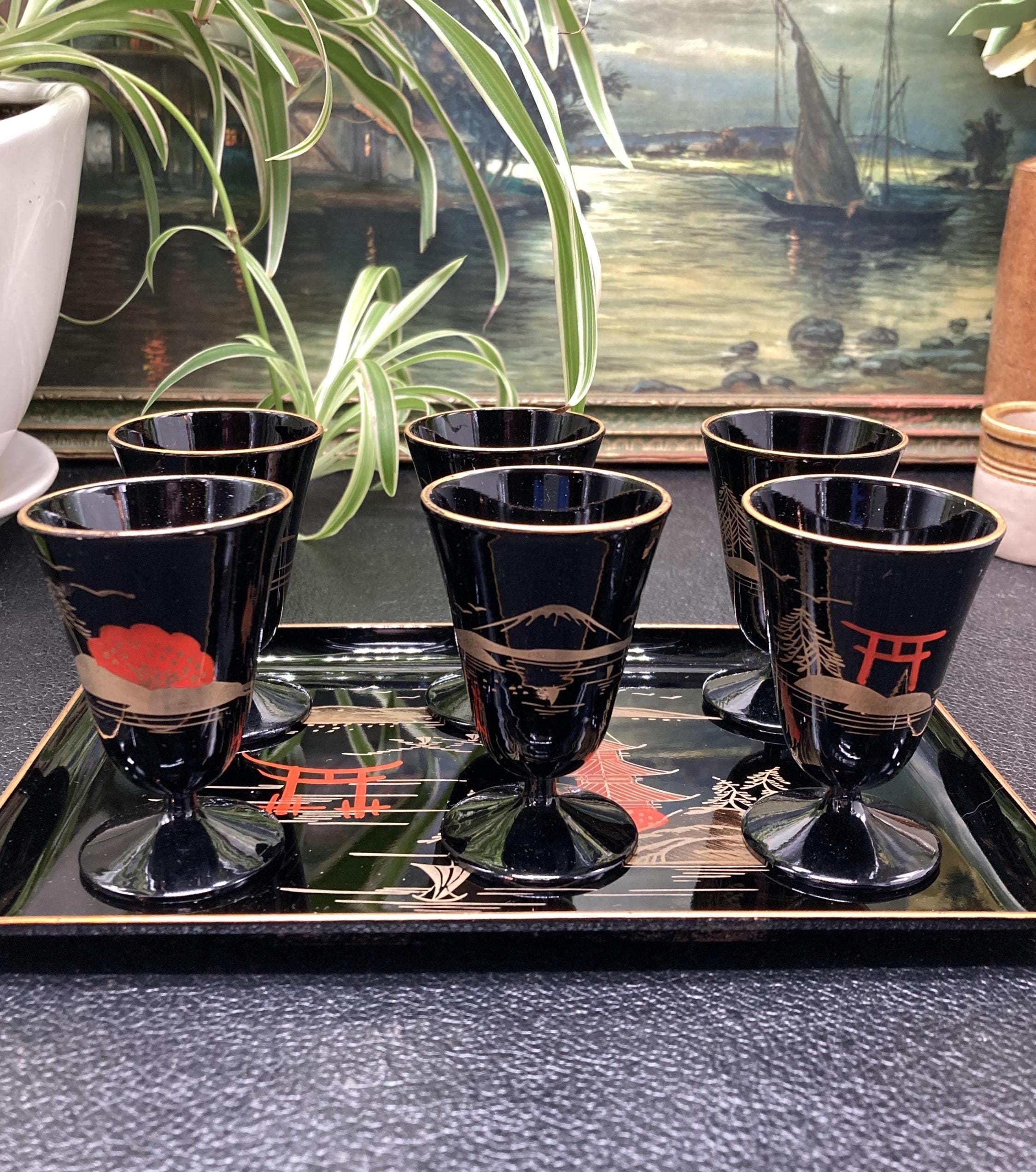 Vintage Sake Set Original Box - Etsy