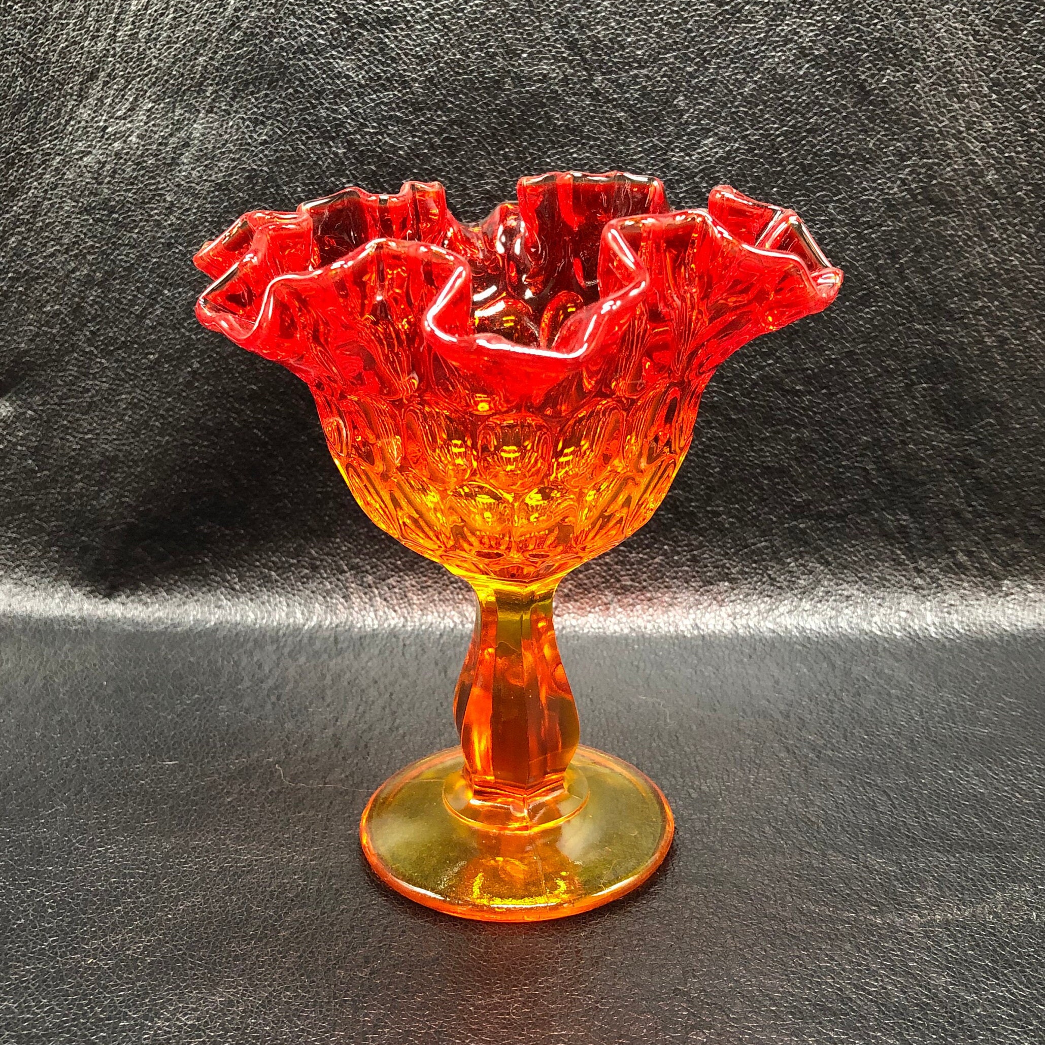 Fenton Amberina - Etsy