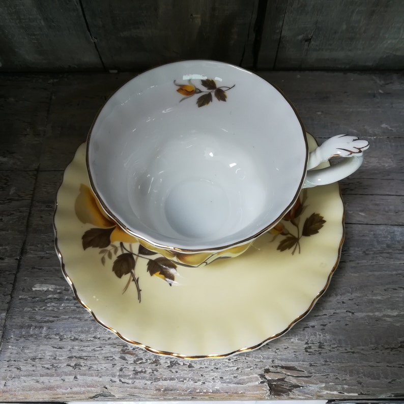 Royal Albert Bone China Yellow Rose Pattern 4500 Vintage Etsy