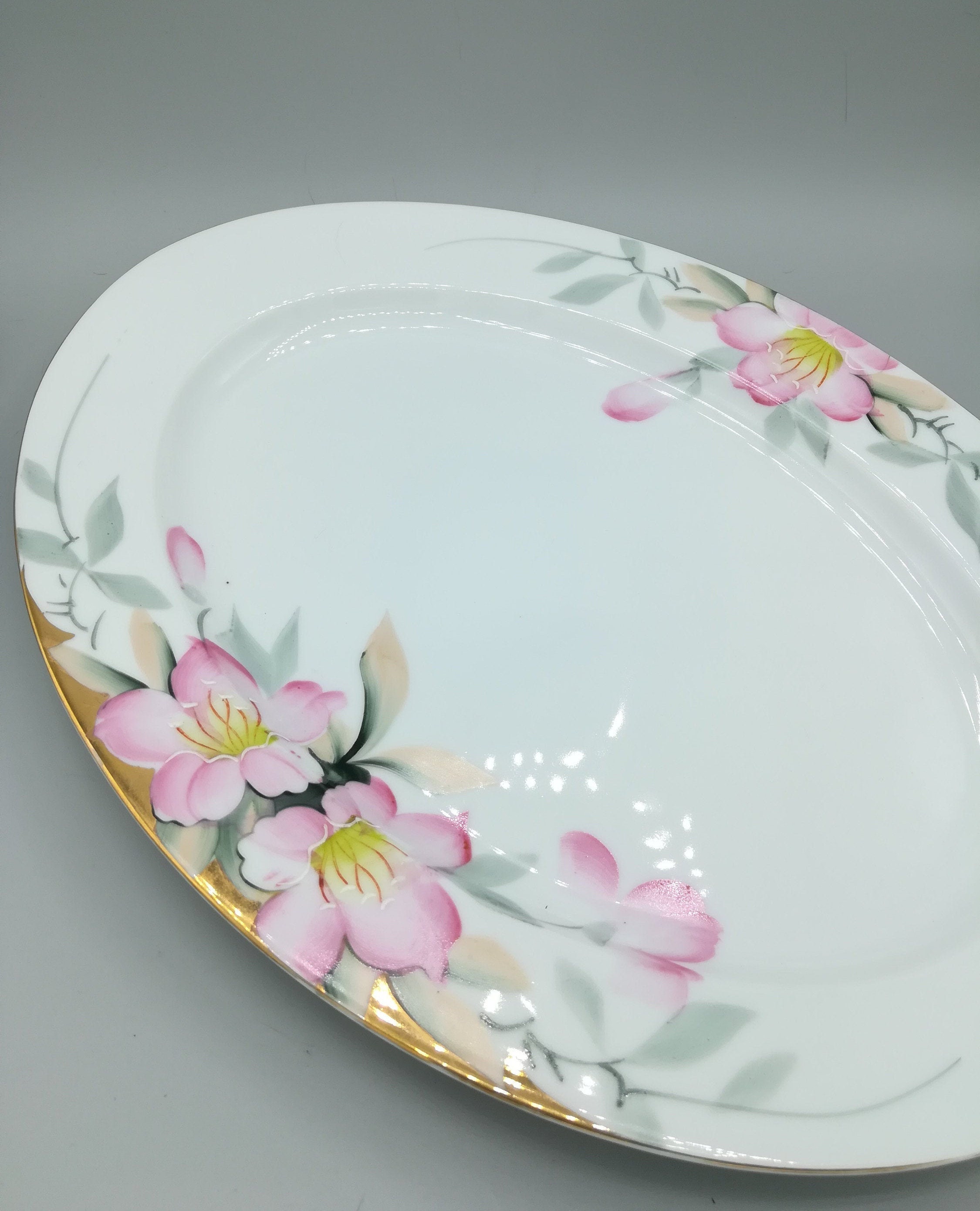 Noritake Azalea China hecho en Japón plato grande - Etsy México