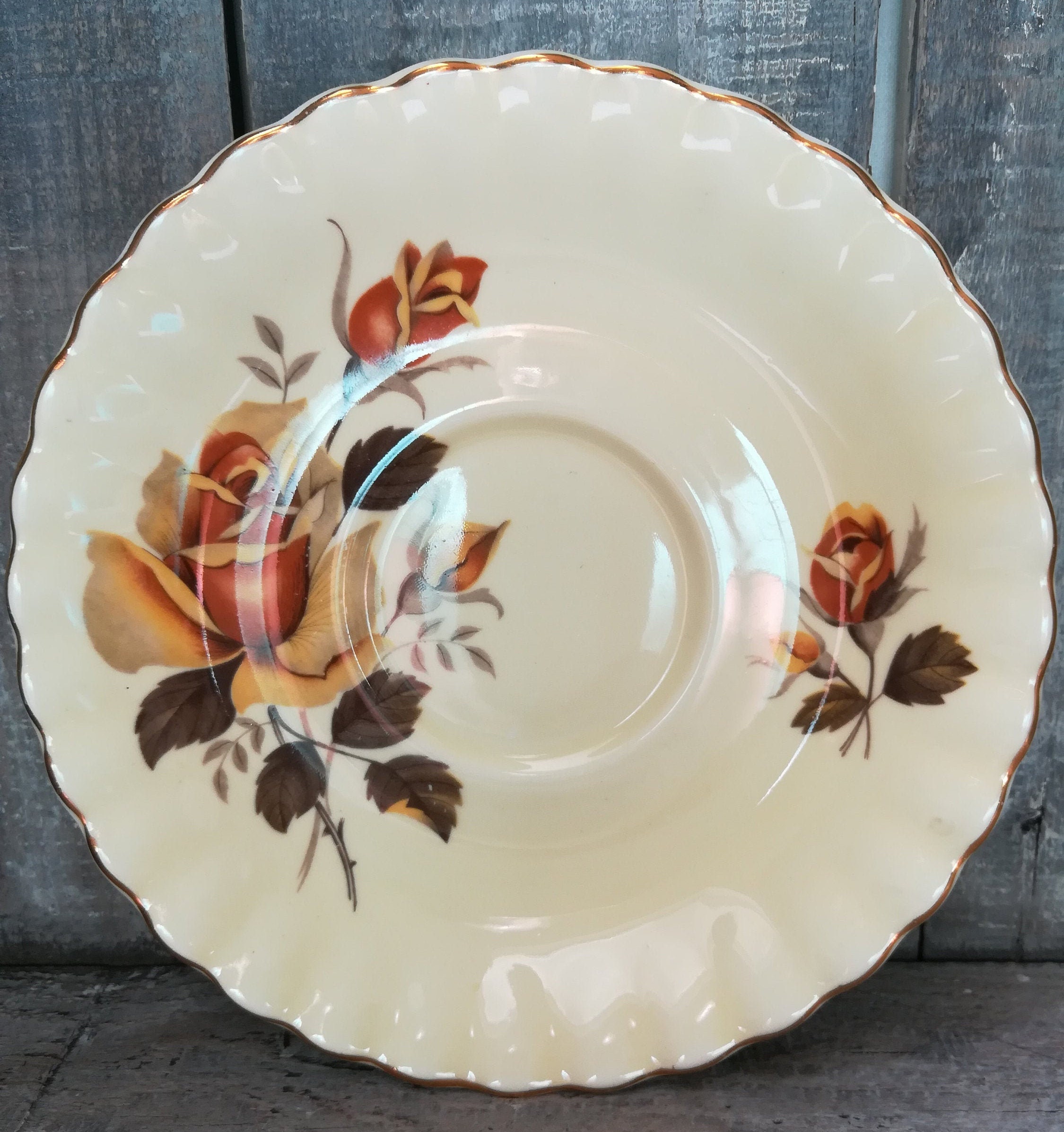 Royal Albert Bone China Yellow Rose Pattern 4500 Vintage Etsy