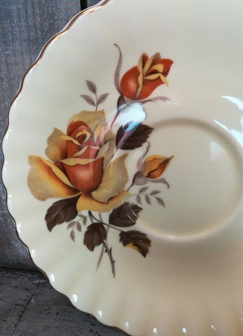 Royal Albert Bone China Yellow Rose Pattern 4500 Vintage Etsy