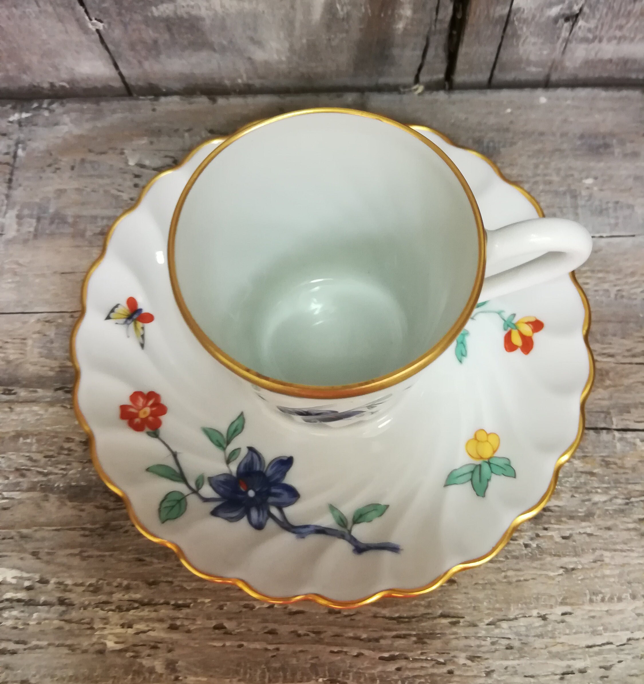 Haviland Limoges Vintage Demitasse Tea Cup and Saucer Set Made Etsy