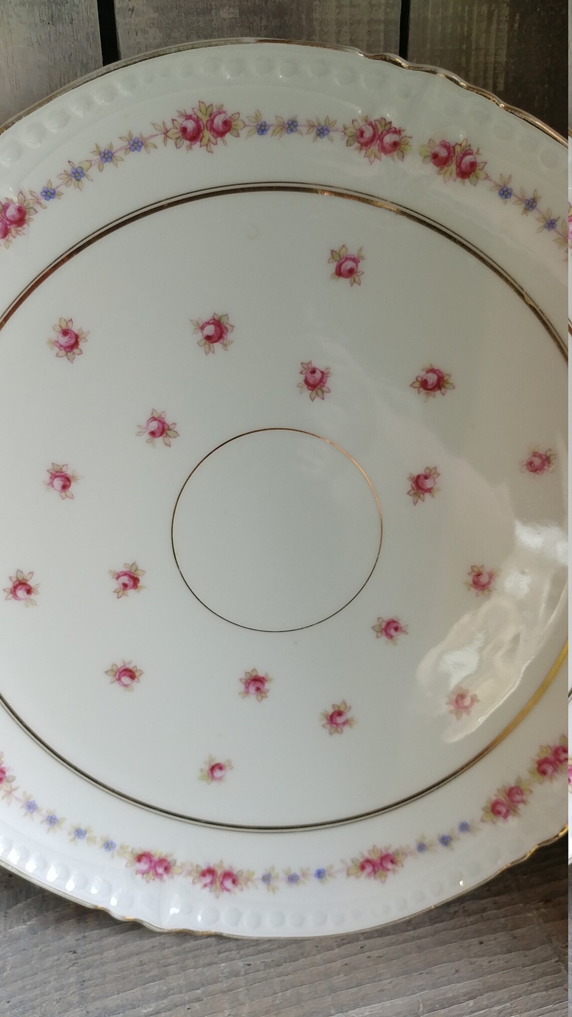 Vintage Porcelain Cake Plate by PT China Tirschenreuth Etsy