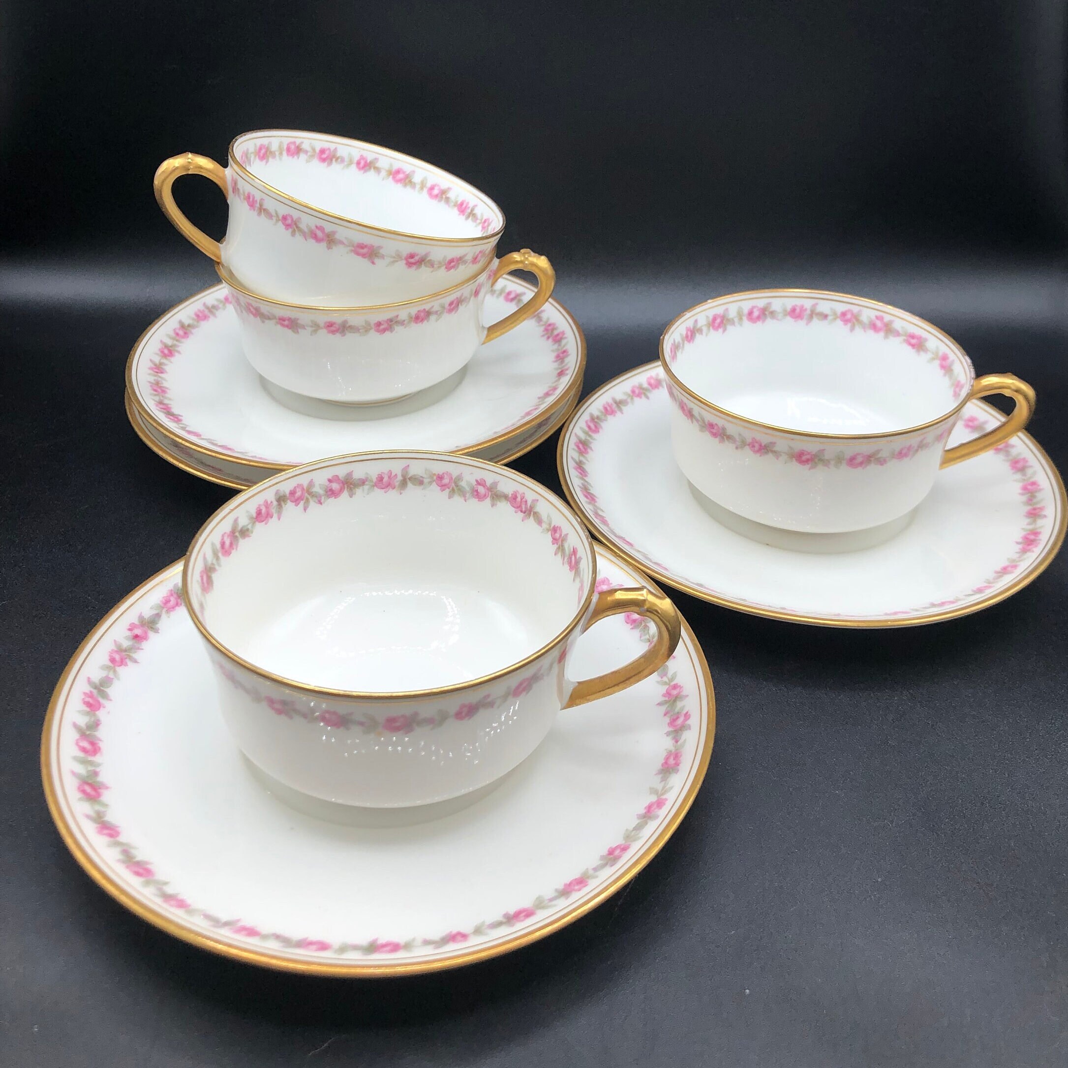 Limoges C and Saucer - Etsy
