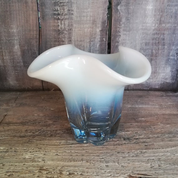 Vintage Duncan Miller Canterbury Blue Miller Canterbury Art Glass Blue