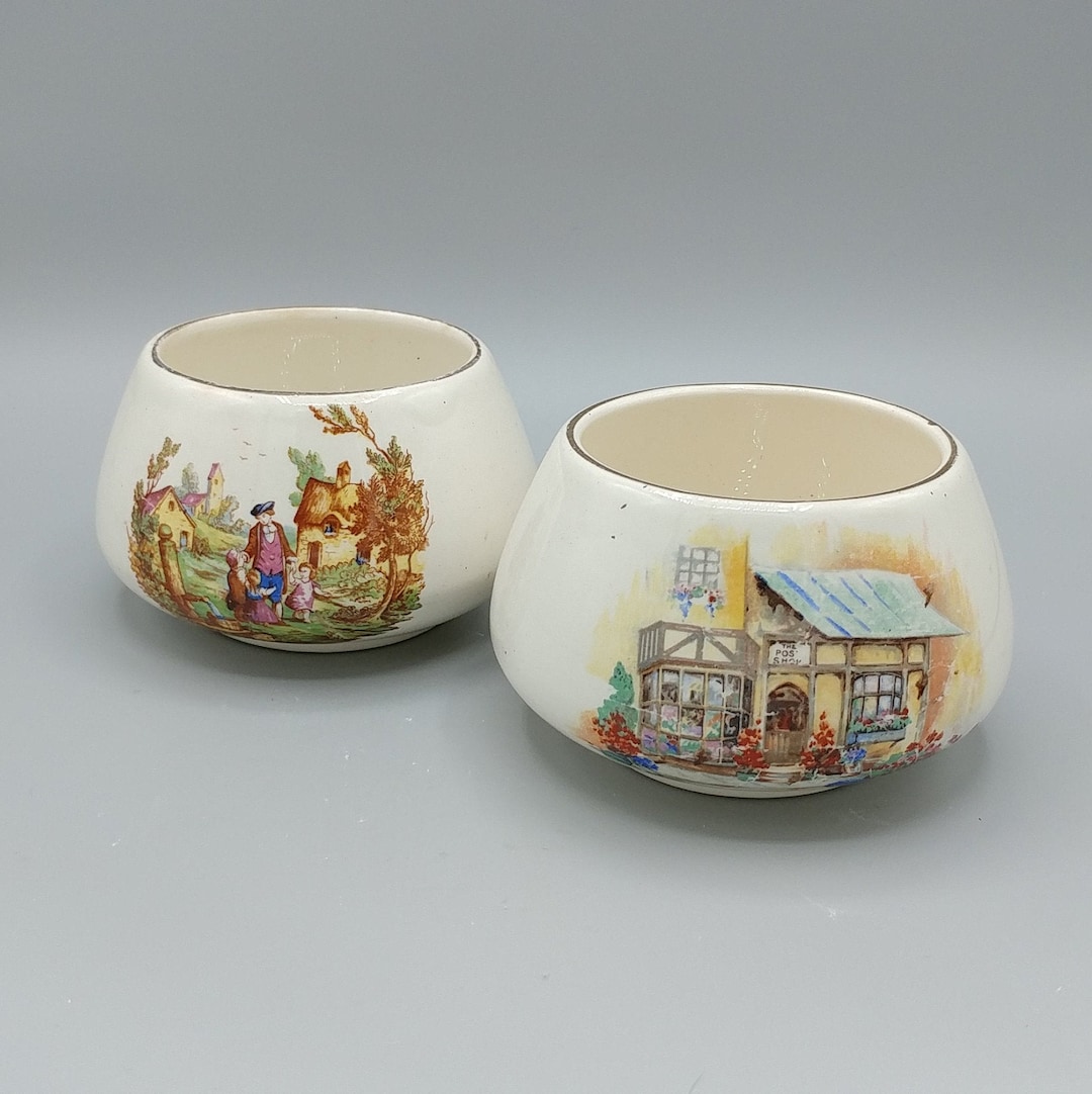 Lancaster and Sandland, L & Sons Englishware Sugar Bowls, Trinket