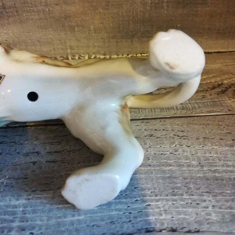 1950/'s 1940/'s King of the Jungle made in JAPAN c Glazed Hand Painted Ceramic Vintage Lion Figurine