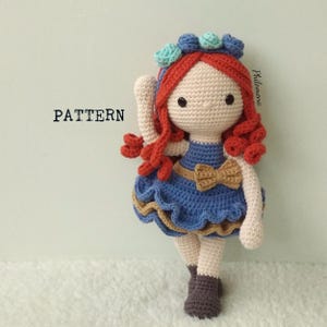 Crochet Pattern, Claire Amigurumi Doll PDF TutorialCrochet Pattern