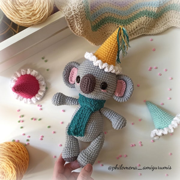 Patrón Crochet, Koala Noa Amigurumi PDF Tutorial