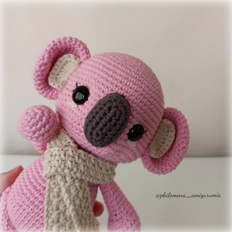 Crochet Pattern Koala Noa Amigurumi PDF Tutorial Etsy