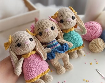 Crochet Pattern, Dulce Bunny Amigurumi PDF Tutorial