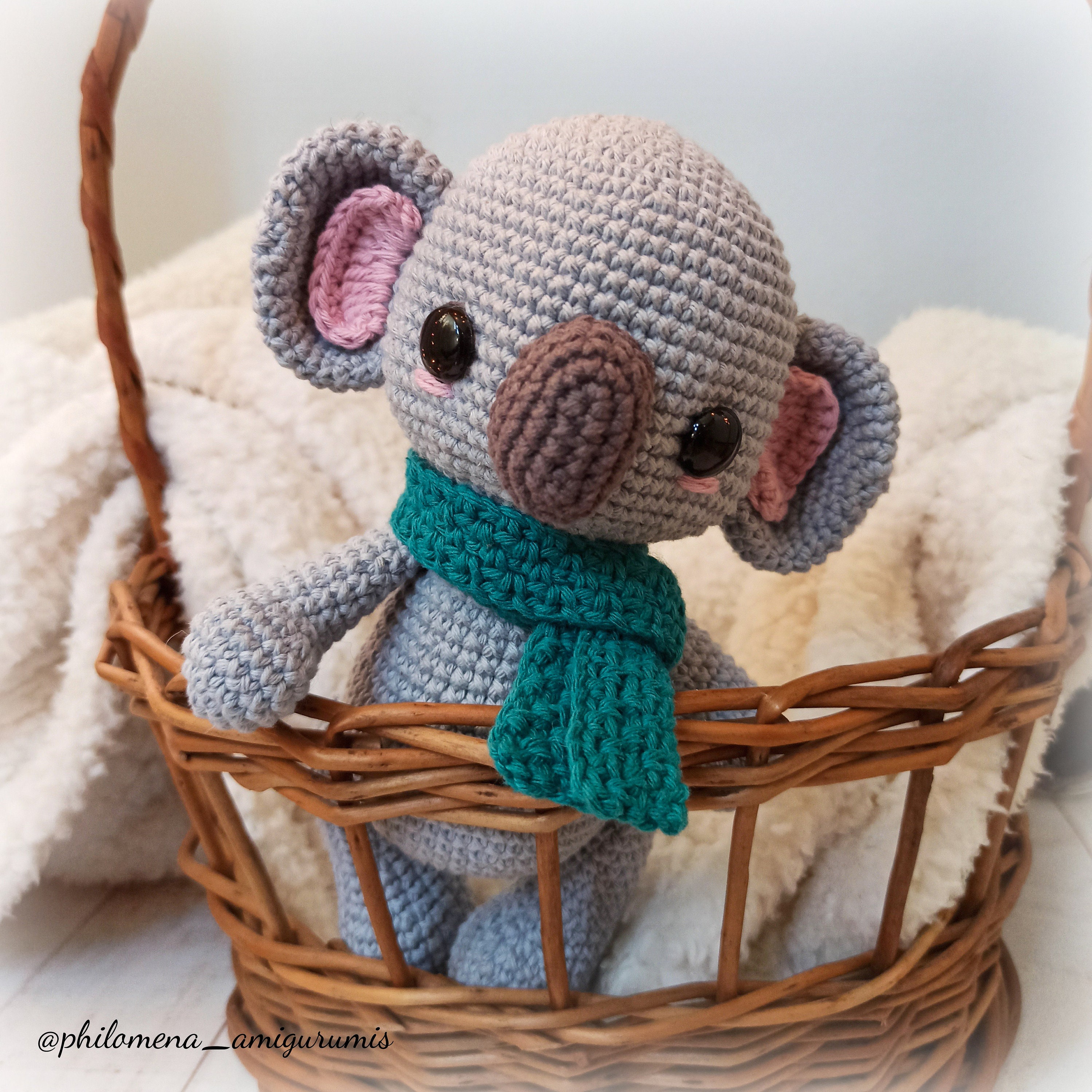 Crochet Pattern, Koala Noa Amigurumi PDF Tutorial - Etsy